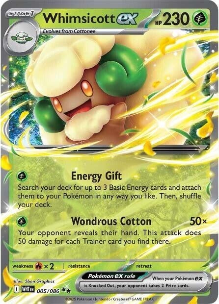 Whimsicott ex [005/086] [SV: White Flare]