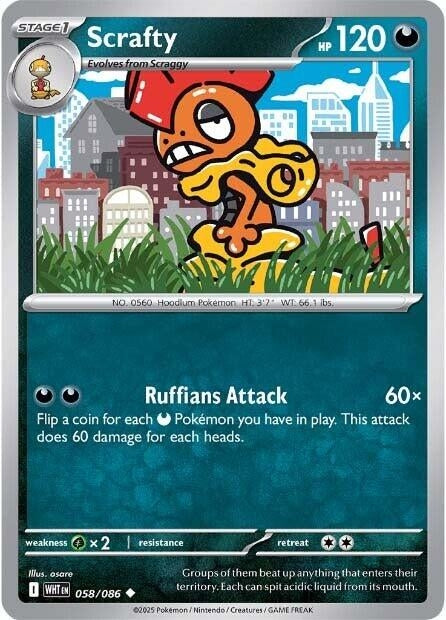 Scrafty [058/086] [SV: White Flare]