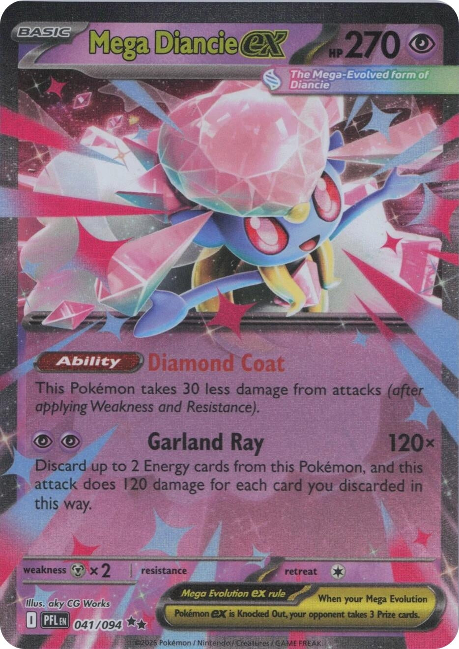 Mega Diancie ex [041/094] [ME02: Phantasmal Flames]