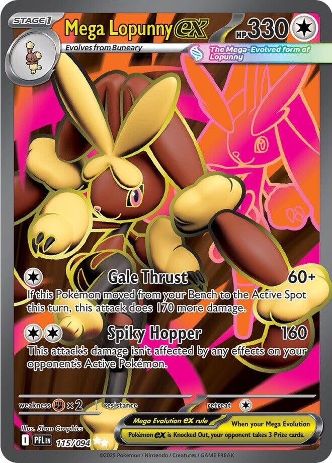 Mega Lopunny ex [115/094] [ME02: Phantasmal Flames]