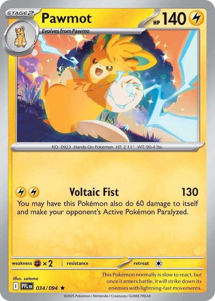 Pawmot [034/094] [ME02: Phantasmal Flames]