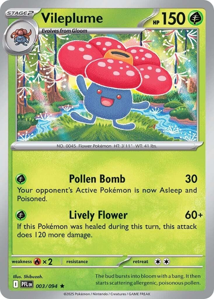 Vileplume [003/094] [ME02: Phantasmal Flames]