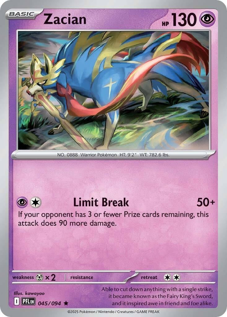 Zacian [045/094] [ME02: Phantasmal Flames]