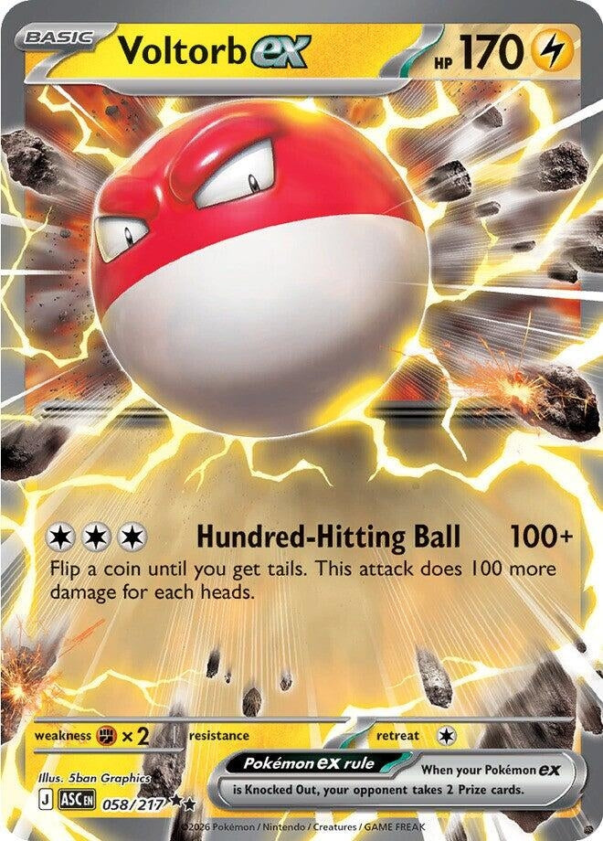 Voltorb ex [058/217] [ME: Ascended Heroes]