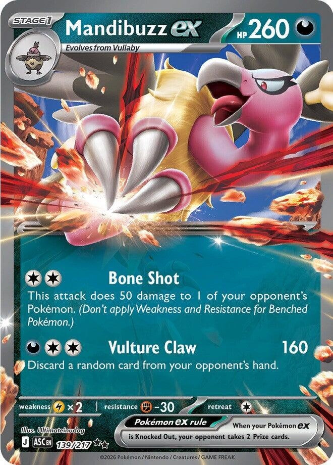Mandibuzz ex [139/217] [ME: Ascended Heroes]