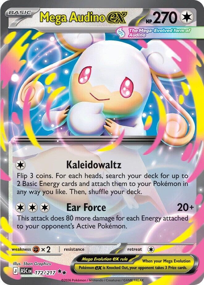 Mega Audino ex [172/217] [ME: Ascended Heroes]