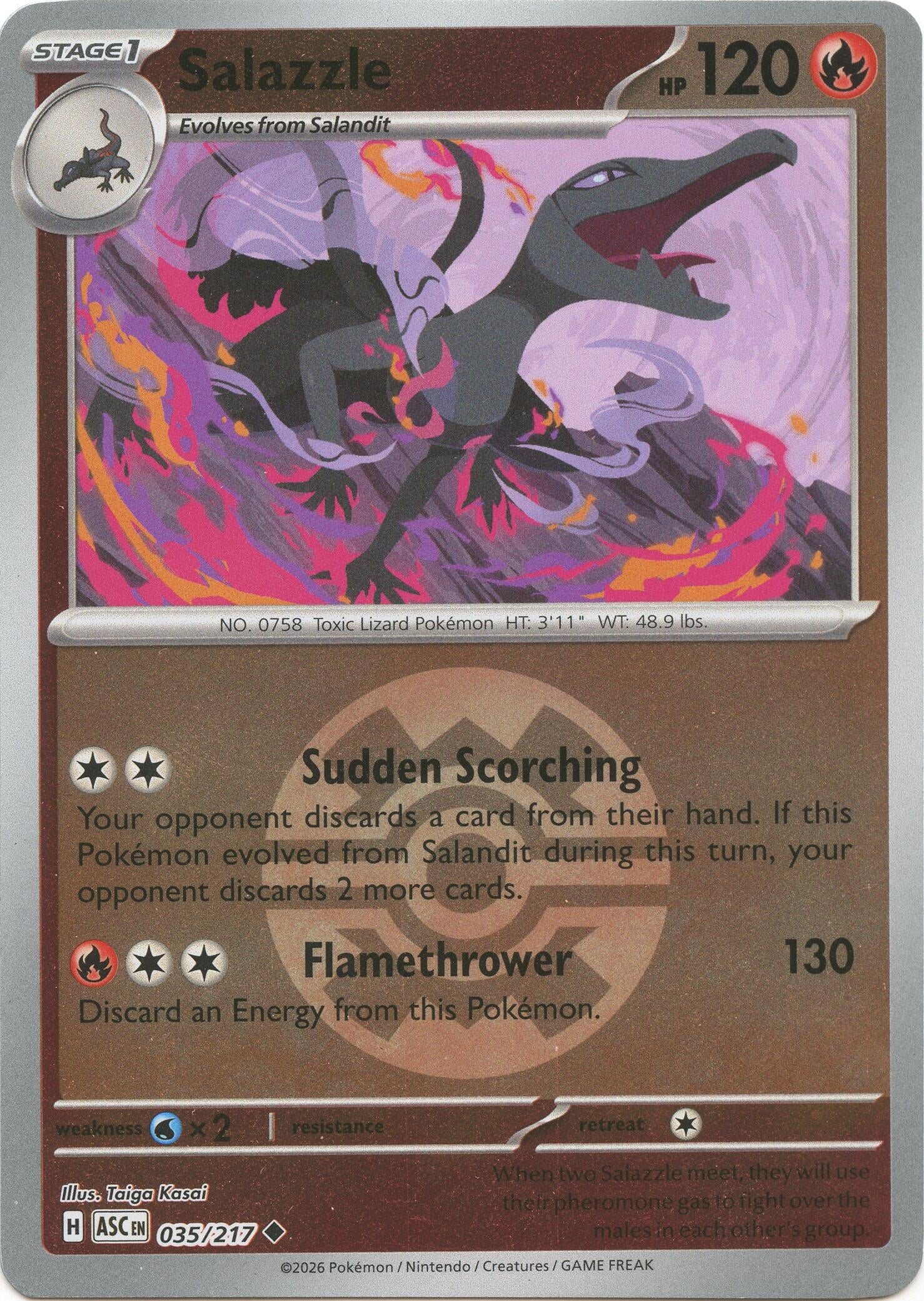 Salazzle - 035/217 (Quick Ball) [035/217] [ME: Ascended Heroes]