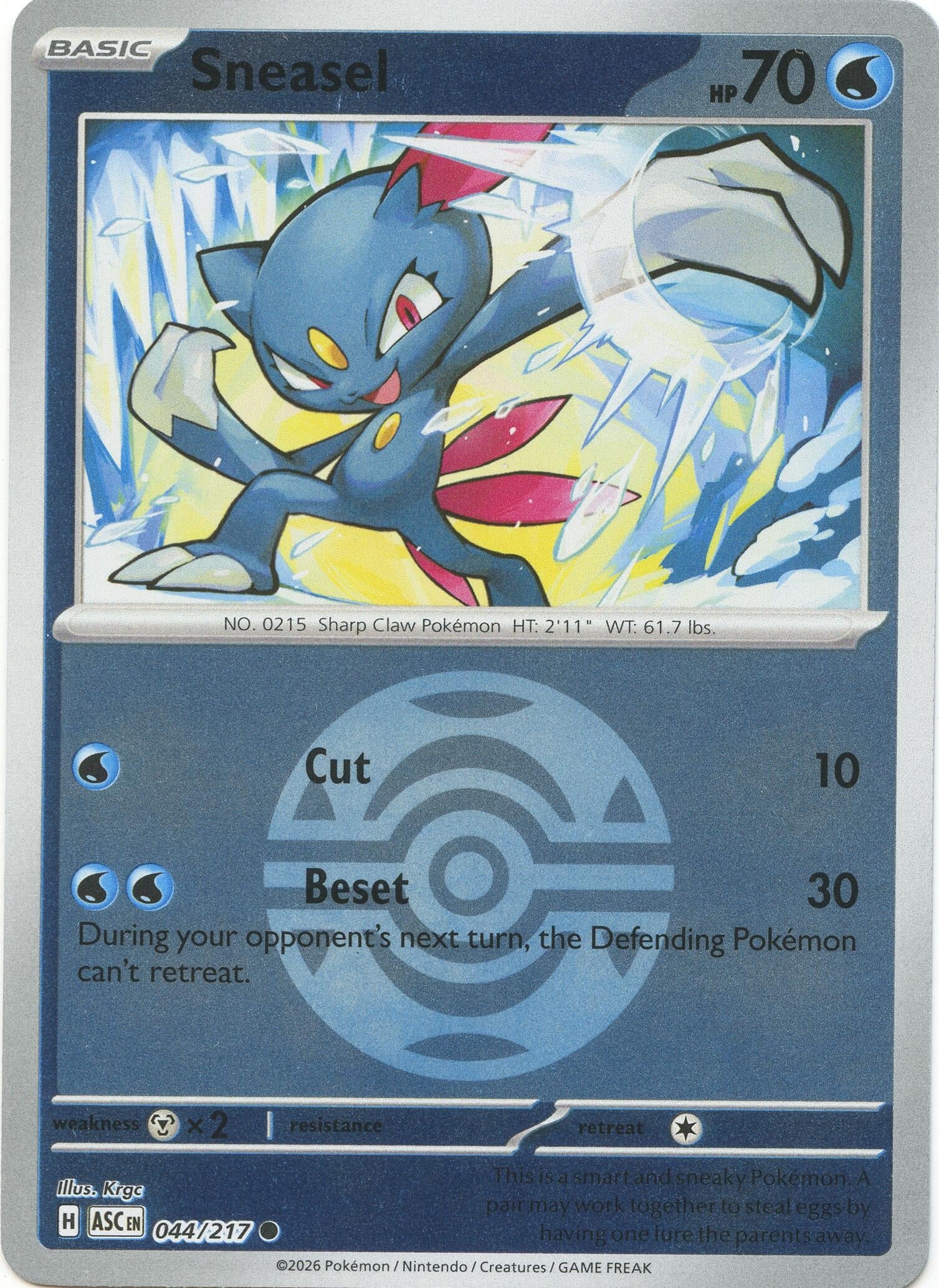Sneasel (Dusk Ball) [044/217] [ME: Ascended Heroes]