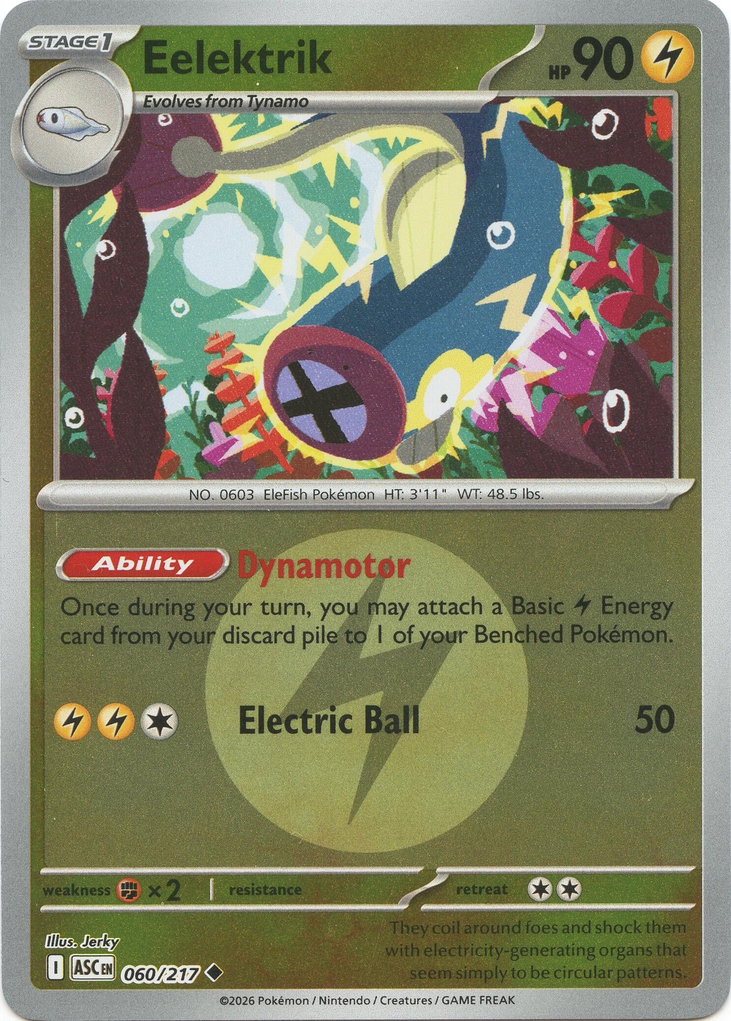 Eelektrik (Energy Symbol Pattern) [060/217] [ME: Ascended Heroes]