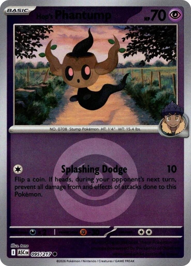 Hop's Phantump (Energy Symbol Pattern) [095/217] [ME: Ascended Heroes]