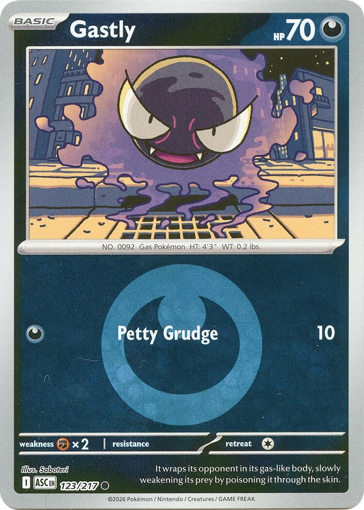 Gastly (Energy Symbol Pattern) [123/217] [ME: Ascended Heroes]