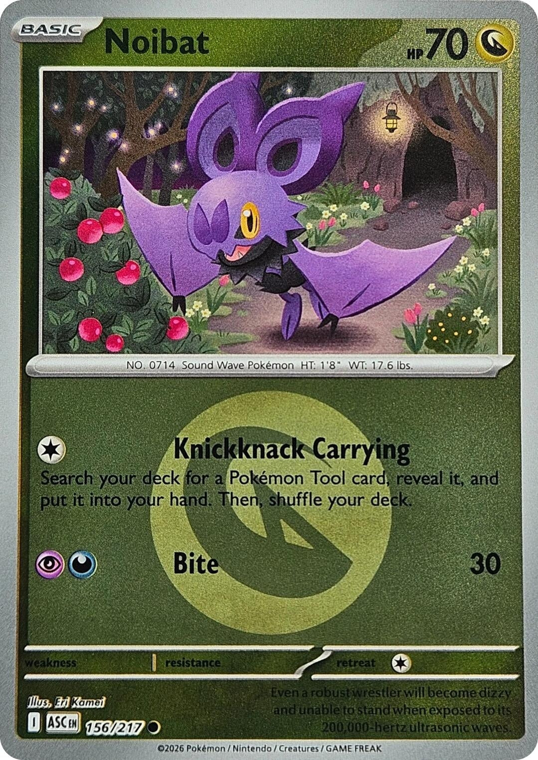 Noibat (Energy Symbol Pattern) [156/217] [ME: Ascended Heroes]