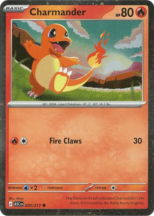Charmander - 020/217 (Cosmos Holo) [020/217] [Miscellaneous Cards & Products]